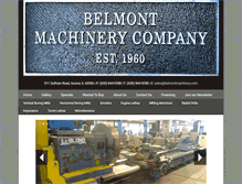 Tablet Screenshot of belmontmachinery.com
